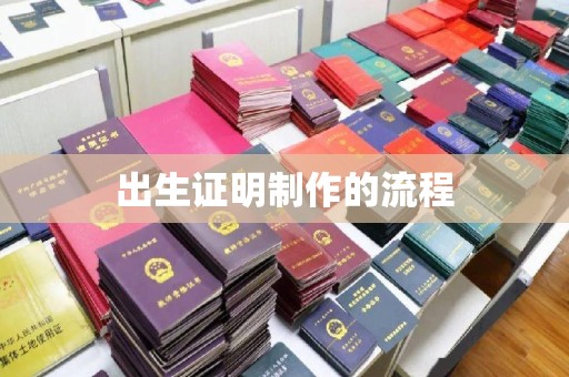 莒南出生证明制作的流程