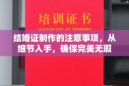 莒南结婚证制作的注意事项，从细节入手，确保完美无瑕