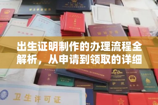 莒南出生证明制作的办理流程全解析，从申请到领取的详细指南