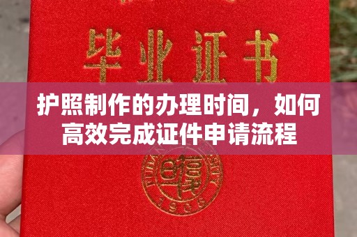 莒南护照制作的办理时间，如何高效完成证件申请流程