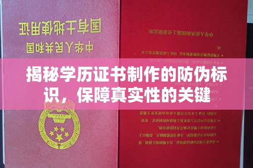 莒南揭秘学历证书制作的防伪标识，保障真实性的关键