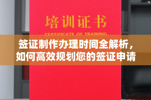 莒南签证制作办理时间全解析，如何高效规划您的签证申请流程