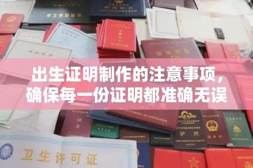 莒南出生证明制作的注意事项，确保每一份证明都准确无误